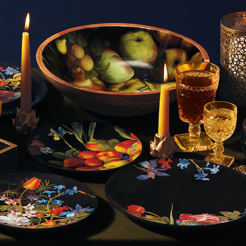 The Met Store's Midnight Garden Tableware