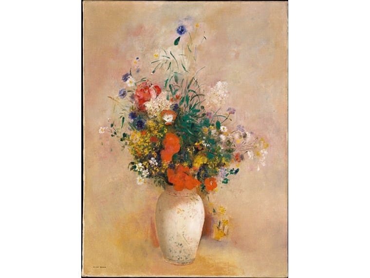 Redon Vase of Flowers