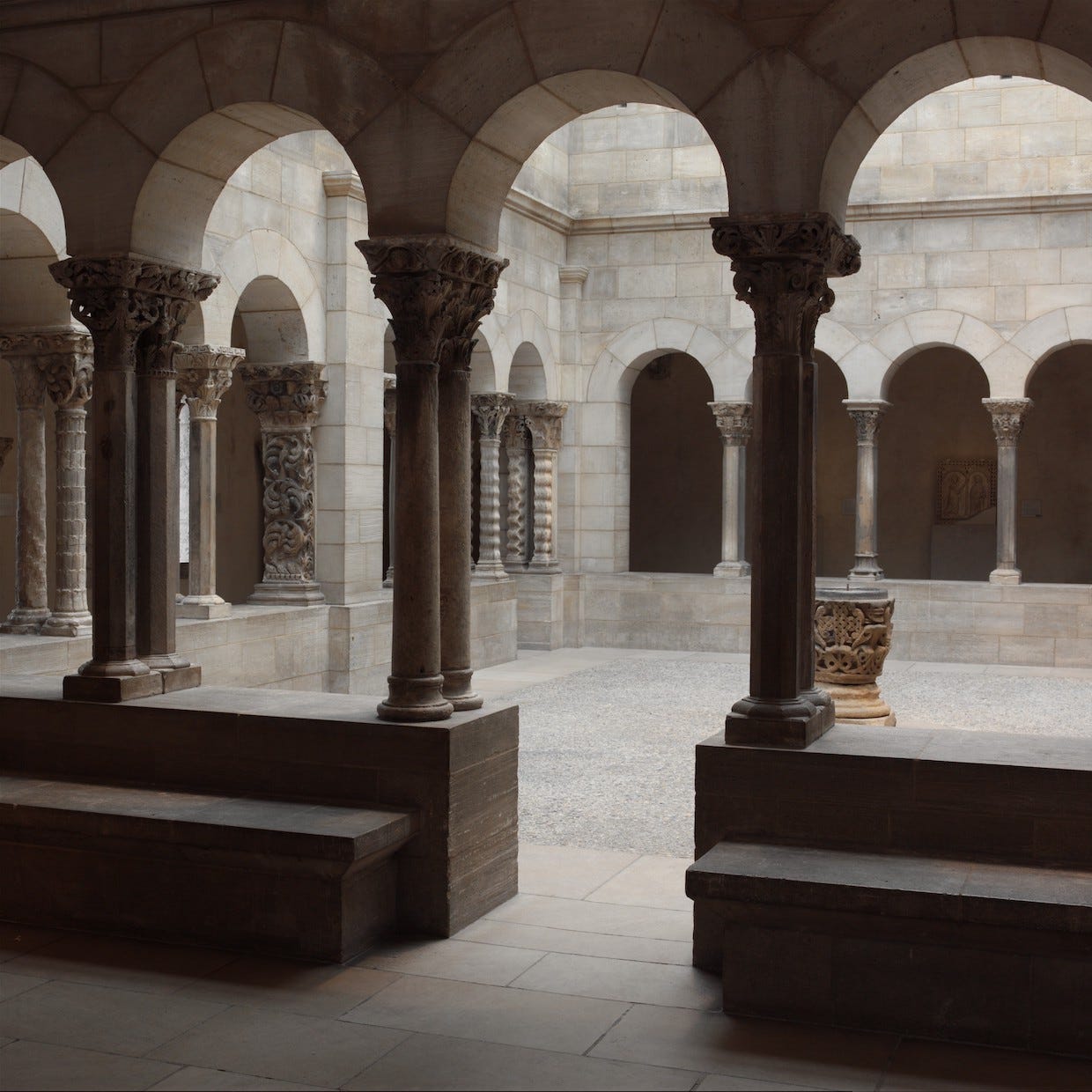 Saint-Guilhem Cloister, late 12th–early 13th century. French. Limestone. The Cloisters Collection, 1925 25.120.1–.134